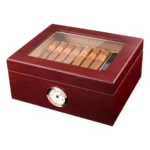 Cherry Wood Clear-Top Humidor