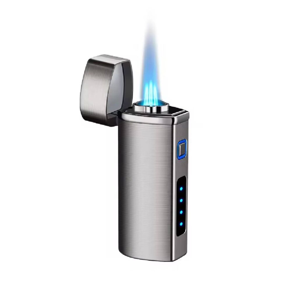 Silver 3 Jet Cigar Lighter