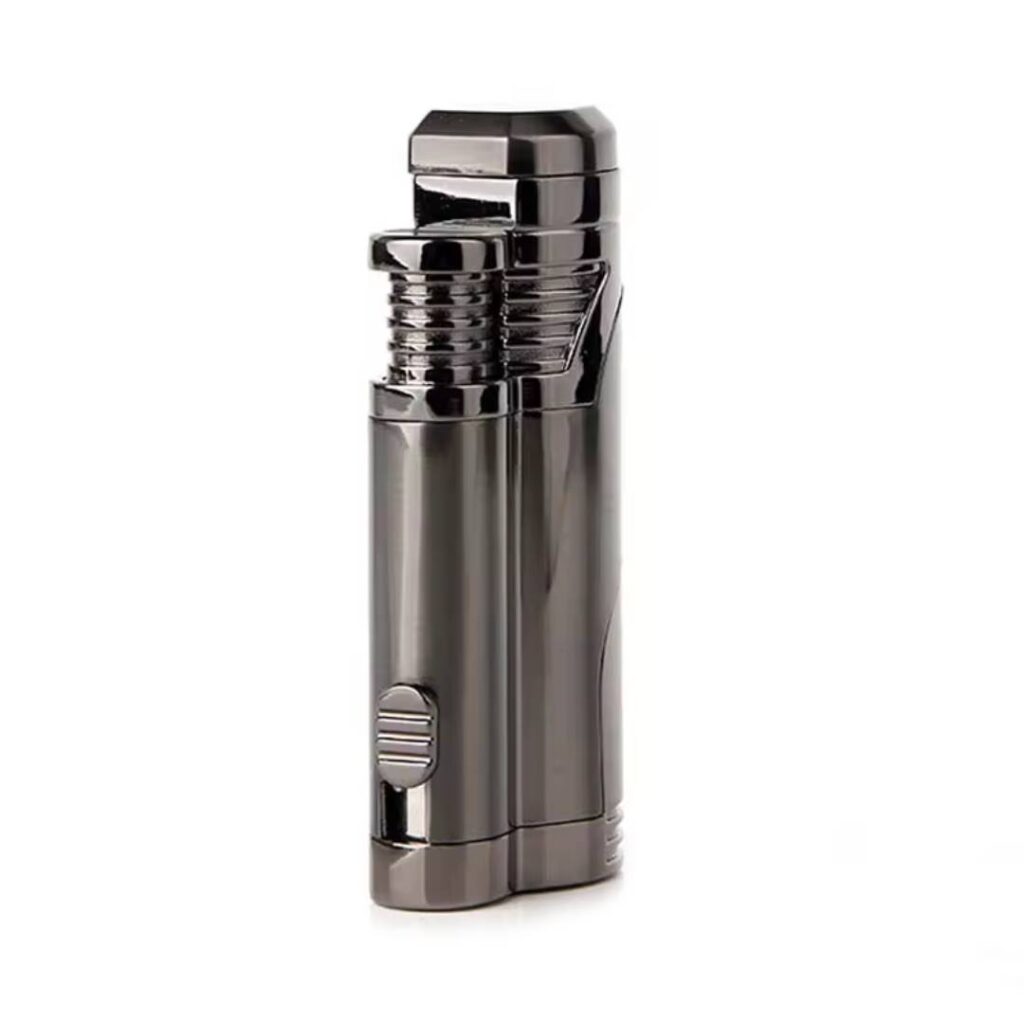 Silver 2 Jet Cigar Lighter