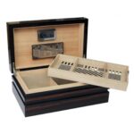 ebony finished cigar humidor