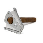 XoticEdge Silver Guillotine Cigar Cutter