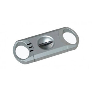 Silver V-Cut Cigar Cutter