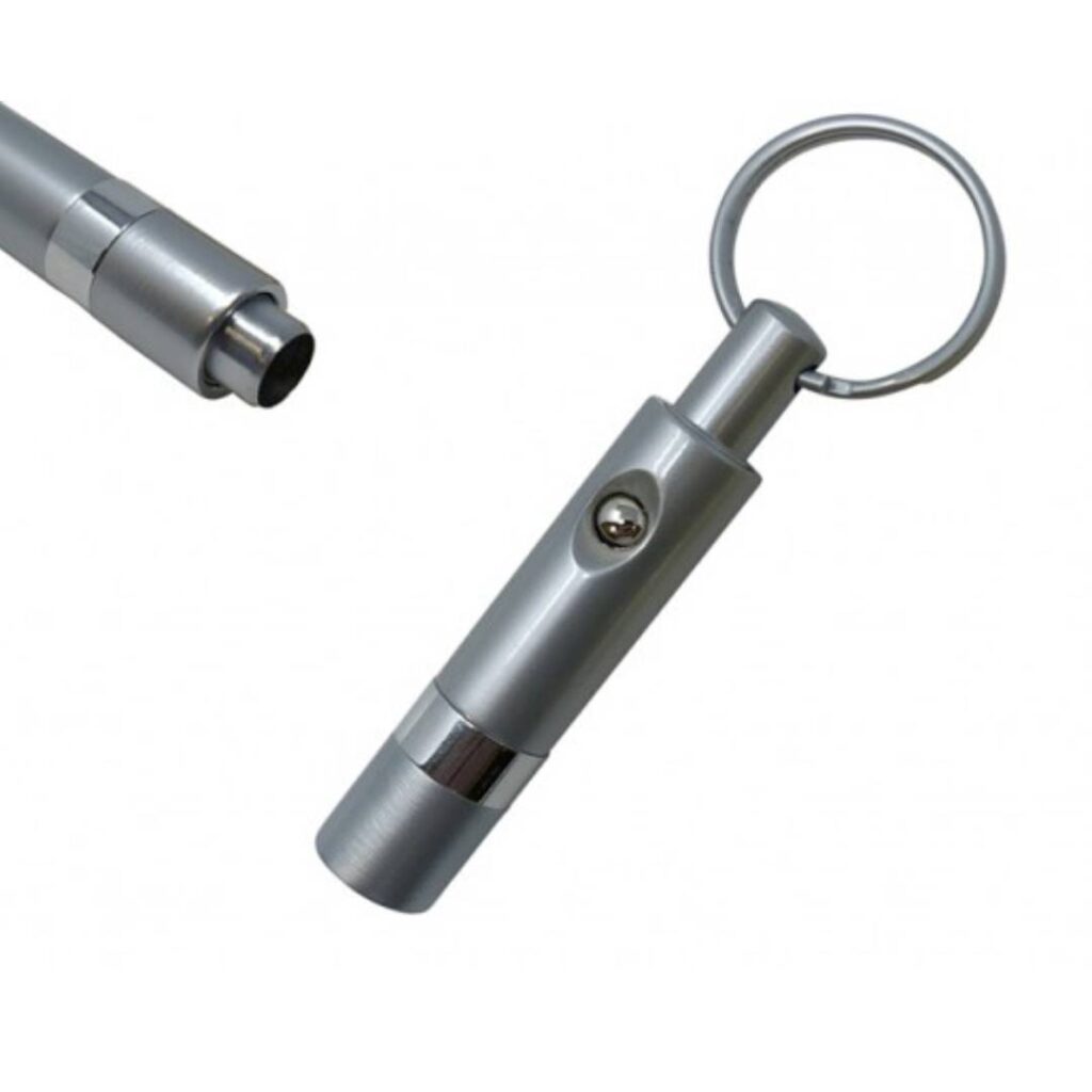 silver retractable cigar punch