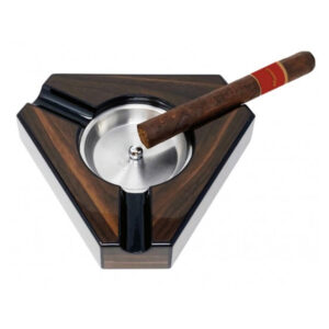 Dark Mahogany cigar ashtray